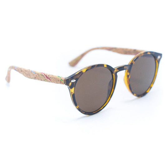 Cork Sunglasses with UV Protection Lenses 918
