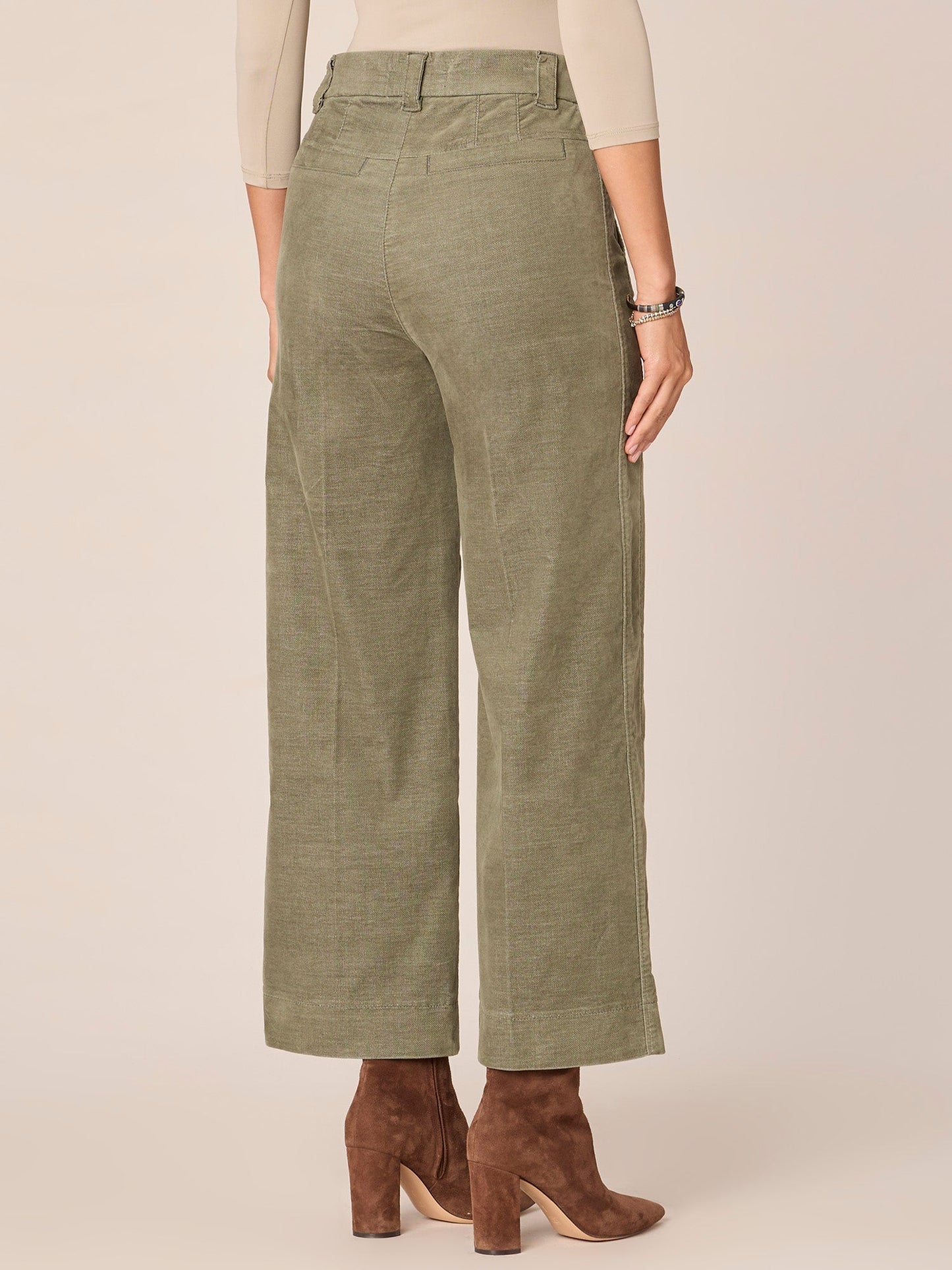 Ableisure Skyrise Side Panel Wide Leg Pants with Pull On Waist