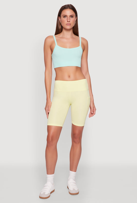 Cellphone Pocket Biker Shorts
