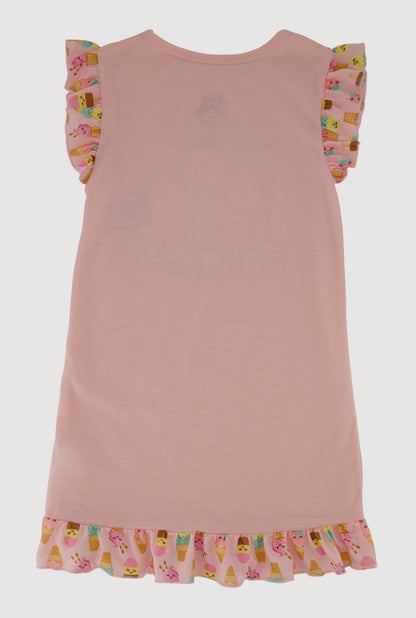 Girls Sweet Dreams Nightgown with Sleep Mask