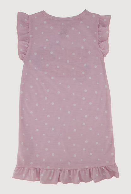 Girls Berry Sleepy Nightgown with Sleep Mask