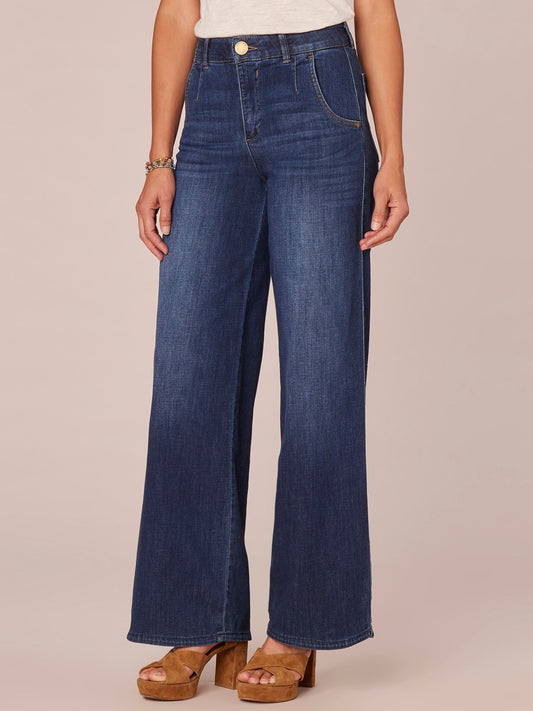 Absolution Skyrise Wide Leg Plus Size Jeans with Tulip Hem