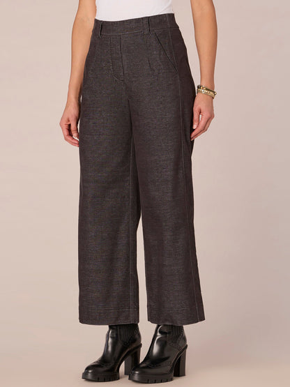 Ableisure Skyrise Side Panel Wide Leg Pants with Pull On Waist