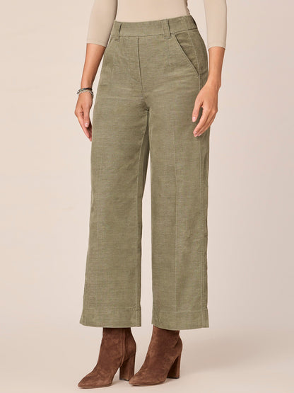 Ableisure Skyrise Side Panel Wide Leg Pants with Pull On Waist