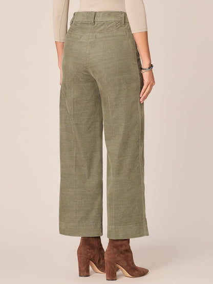 Ableisure Skyrise Side Panel Wide Leg Pants with Pull On Waist
