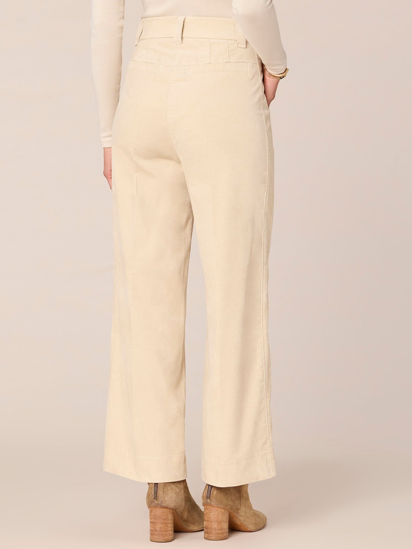 Ableisure Skyrise Side Panel Wide Leg Pants with Pull On Waist