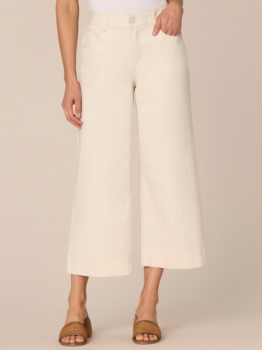 Absolution High Rise Cropped Wide Leg Jeans